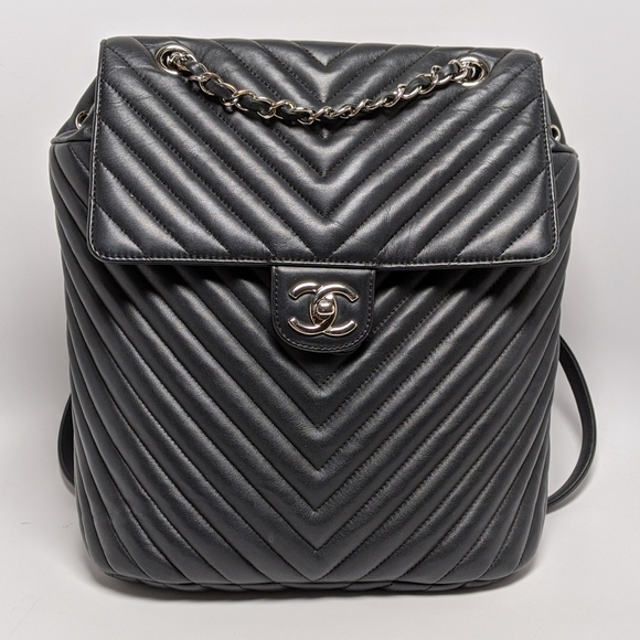 CHANEL Handbags - SOLD Chanel Black Urban Spirit Backpack